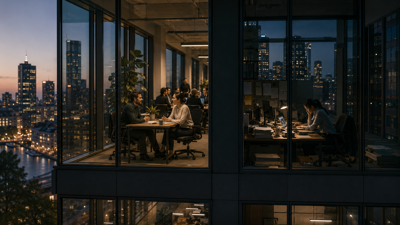 Two workplaces in the same international city showing how employer culture can matter as much as the country itself.