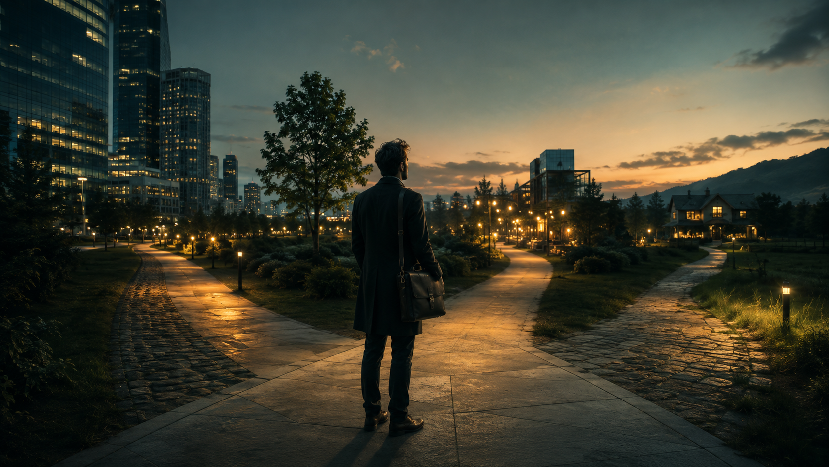 Expat considering whether to remain in their current job, change careers or leave the country.